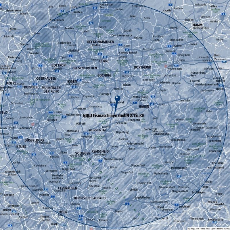 HIBU 50 km Umkreis